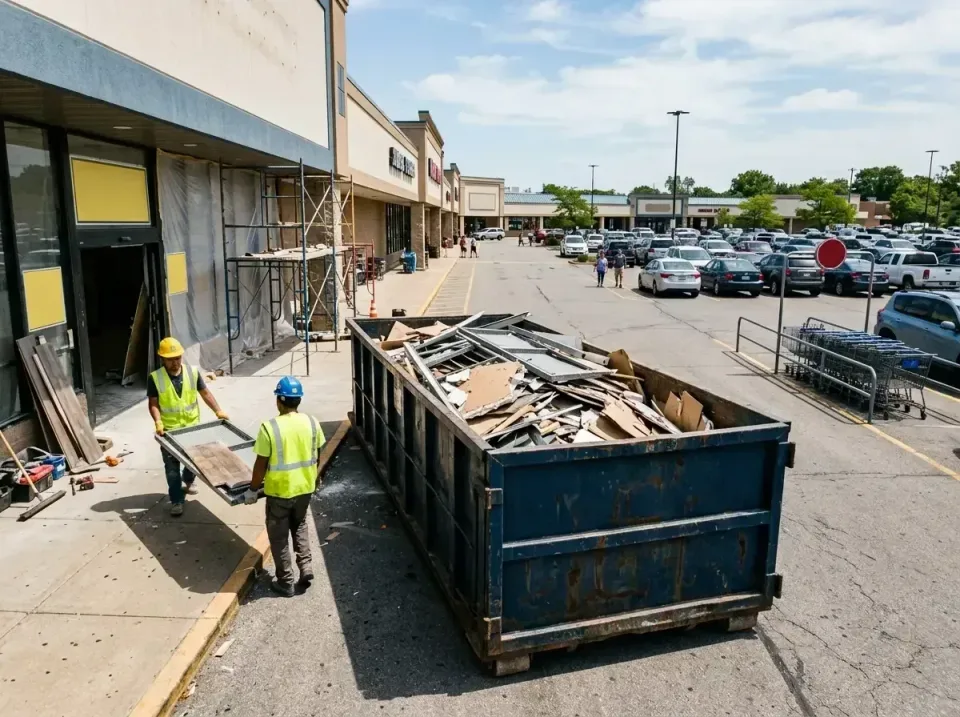 retail-store-renovation-debris-003 — frequently asked questions, Roll-off Dumpster Rentals in McConnell AFB, KS